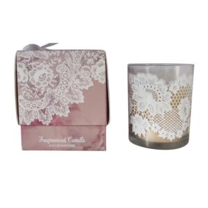 6cmX8cm LACE CANDLE POT (Fresh linen)