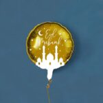 GOLD EID MUBARAK 20IN FOIL BALLOON