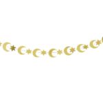 MOON & STAR GOLD CARD BANNER 4M