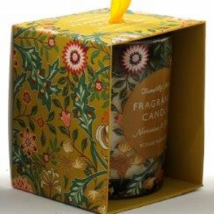 SUSSEX CANDLE POT IN OPEN BOX 8CMX10CM (Narcissus & Clover)