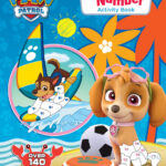 PAW PATROL STICKER BY NUMBER BOOK