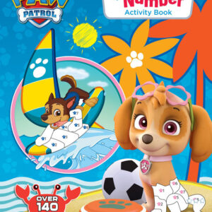 PAW PATROL STICKER BY NUMBER BOOK