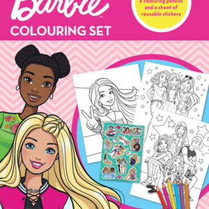 BARBIE COLOURING SET