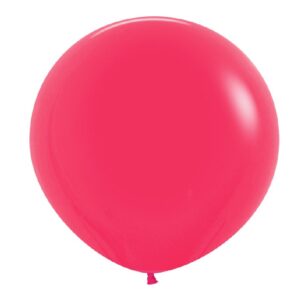 SEMPERTEX FASHION RASPBERRY 24" (PACK OF 3 ROUND BALLOONS)