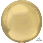 ANAGRAM 15″ WHITE GOLD ORBZ BALLOON