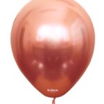 KALISAN 12″ MIRROR ROSE GOLD BALLOONS