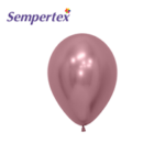 SEMPERTEX 5" ROUND REFLEX PINK BALLOONS