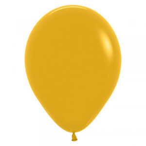 SEMPERTEX 5" FASHION MUSTARD BALLOONS PK100