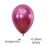 SEMPERTEX 12″ ROUND FUCHSIA BALLOONS PK50