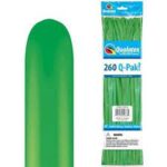 QUALATEX 260Q GREEN BALLOONS