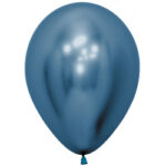 SEMPERTEX 5″ ROUND REFLEX BLUE BALLOONS