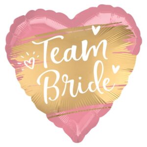 ANAGRAM 18" TEAM BRIDE GOLD SATIN FOIL BALLOON