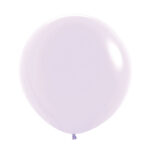 SEMPERTEX 36″ ROUND PASTEL MATTE LILAC BALLOONS