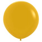 SEMPERTEX FASHION MUSTARD 023 24″(PACK OF 3 ROUND BALLOON).
