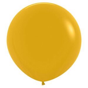 SEMPERTEX FASHION MUSTARD 023 24"(PACK OF 3 ROUND BALLOON).