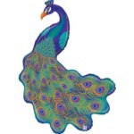 PEACOCK GLITTER 46IN SHAPE