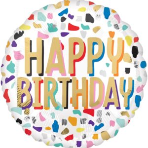 CONFETTI BIRTHDAY 17" FOIL