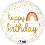 BETALLIC 18″ BOHO BIRTHDAY GRABO FOIL BALLOON