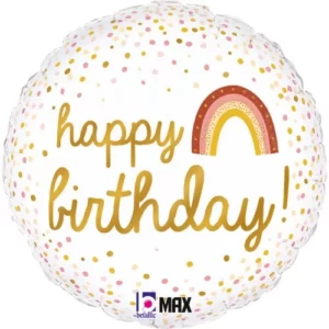 BETALLIC 18" BOHO BIRTHDAY GRABO FOIL BALLOON
