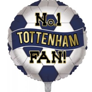TOTTENHAM FAN BLUE & WHITE 18IN FOIL