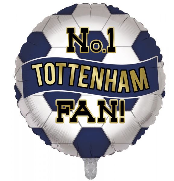 TOTTENHAM FAN BLUE & WHITE 18IN FOIL