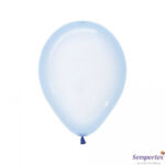 SEMPERTEX 12″ ROUND CRYSTAL PASTEL BLUE BALLOONS