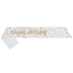 GOLD FOIL HAPPY BIRTHDAY SASH