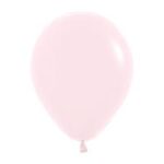 SEMPERTEX 12″ ROUND PASTEL MATTE PINK BALLOONS PK50