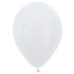 SEMPERTEX 5″ ROUND SATIN PEARLS BALLOONS