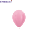 SEMPERTEX 12″ ROUND SATIN PINK BALLOONS PK50