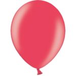 BELBAL 12″ METALLIC  CHERRY RED BALLOONS