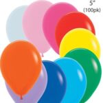 SEMPERTEX 5″ ROUND FASHION ASSORTED BALLOONS