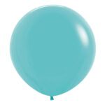 SEMPERTEX FASHION CARIBBEAN BLUE 24″ (PACK OF 3 ROUND BALLOONS).