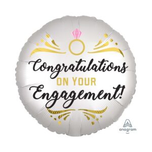 ANAGRAM 18" ENGAGEMENT ROUND FOIL BALLOON