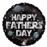 GRABO 18″/46CM ROUND HAPPY FATHERS DAY BALLOON