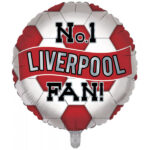 LIVERPOOL FAN RED & WHITE 18IN FOIL