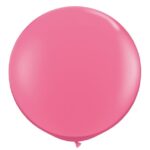 QUALATEX ROSE 36″ (PACK OF 2 ROUND BALOONS)