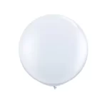 QUALATEX WHITE 36″ (PACK OF 2 ROUND BALLOON).