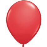 QUALATEX 11″ ROUND RED BALLONS