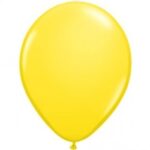 QUALATEX 11″ ROUND YELLOW BALLOONS