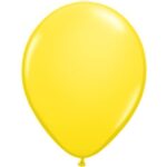 QUALATEX YELLOW BALLOONS 5″(PACK OF 100 ROUND BALLOONS).