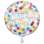 UNIQUE 18″ HAPPY RETIREMENT FOIL