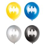 UNIQUE 12″ BATMAN BALLOONS PK8