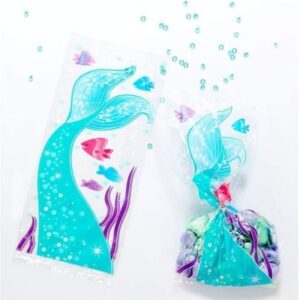 UNIQUE PRINTED MERMAID CELLO BAGS PK20
