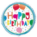 UNIQUE 18″ COLOURFUL BALLOON HAPPYY BIRTHDAY FOIL BALLOON