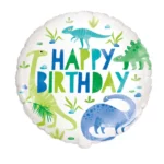 UNIQUE 18″ BLUE & GREEN DINOSAUR FOIL BALLOON