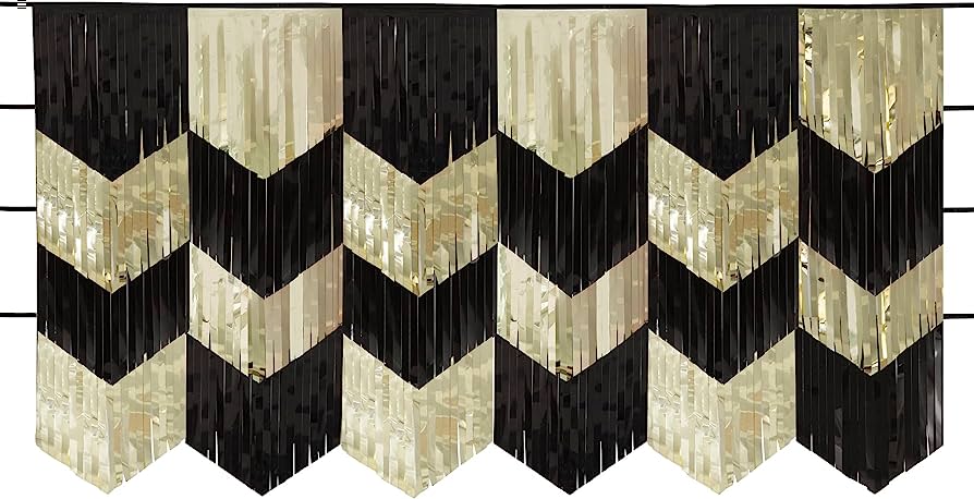 UNIQUE 6FT SCALLOP FRINGE GARLAND BACKDROP KIT