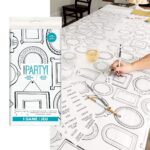 UNIQUE 54″X84″ GAME PAPER TABLECOVER