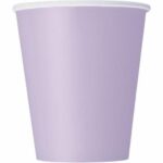 UNIQUE LAVENDER 9OZ CUPS PK14