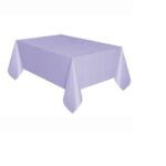 UNIQUE 54″X 108″ LAVENDER RECTANGULAR  TABLECOVER